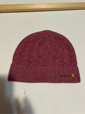Carhartt Kids Cable Knit Beanie - Mauve